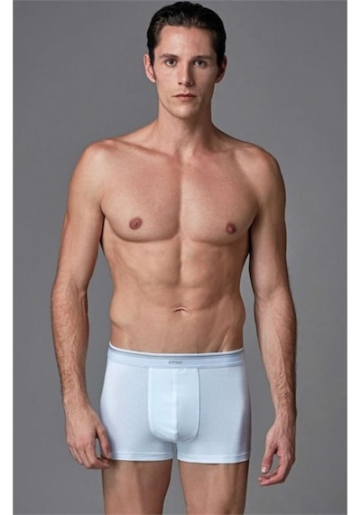 Eros Ers008 Compact Boxer (Ikili Paket) - Beyaz