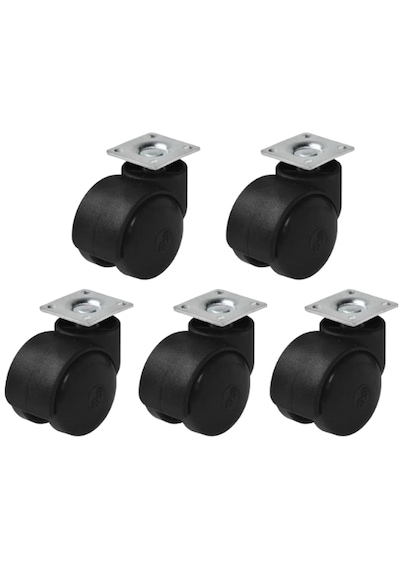 Hts 411 Büro Tipi Tablalı Dönerli Mobilya Tekeri Çap 49 Mm 5 Adet