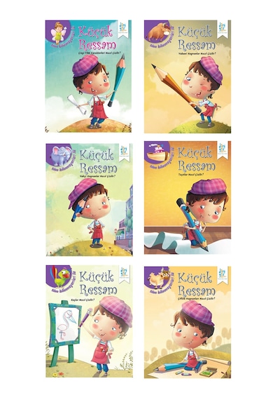 Küçük Ressam Nasıl Çizilir Serisi 6 Kitap Set