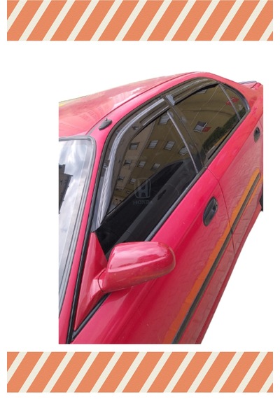 Honda Civic Sedan 1992-1995 Modellerine Özel 4'lü Mügen Tip Cam Rüzgarlığı