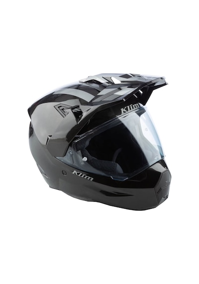 Klim X1 Alpha Carbon Patroit Korumalı Adv Kask Metalik Siyah