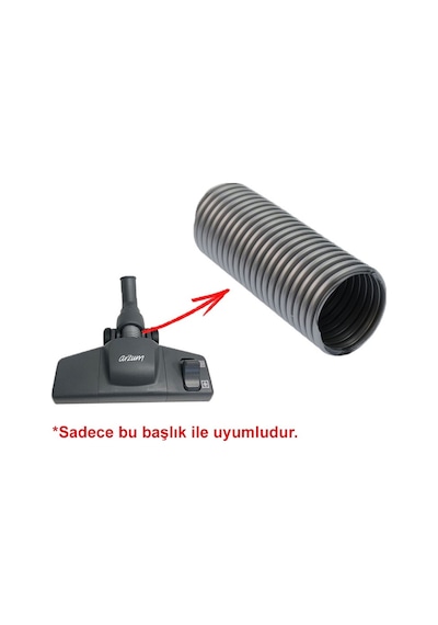 Srfn Ticaret Arzum Ar 4126 Uyumlu Süpürge Emici Başlık Ara Hortum - 4 Adet