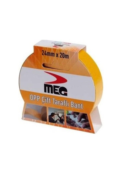 Leva Meg Çift Taraflı Montaj Bant Opp 24mm 20mt