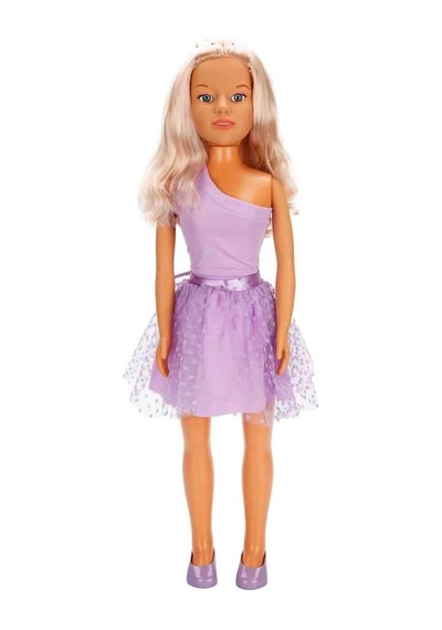 Yürüyüş Arkadaşım Clara Party 80 Cm - Mor Elbiseli