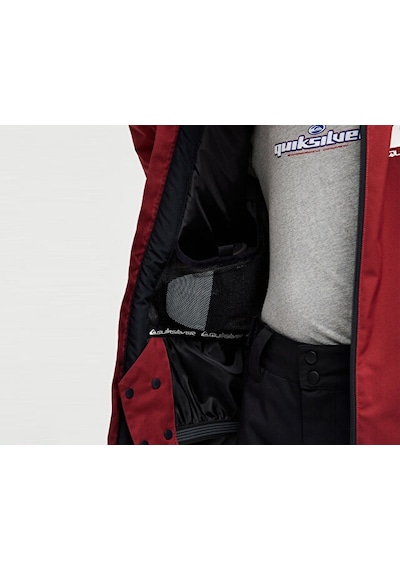 Quiksilver Mıssıon Solıd Yth Jk Çocuk Kayak Montu Eqbtj03247-rre0 Kırmızı