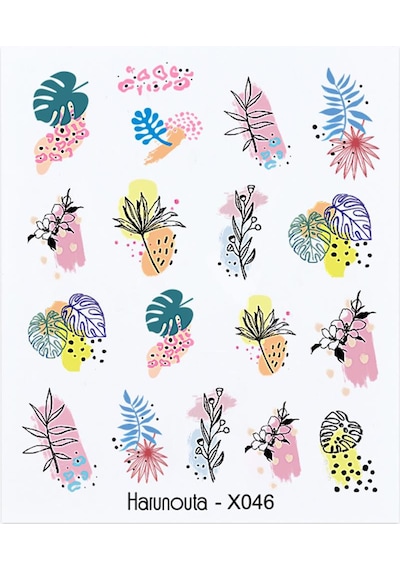 Su Transferli Nail Art Sticker X046 50127-4