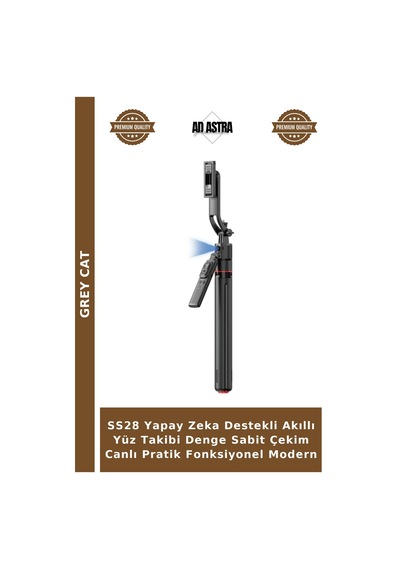 Ss28 Yapay Zeka Destekli Akıllı Yüz Takibi Denge Sabit Çekim Canlı Pratik Fonksiyonel Modern