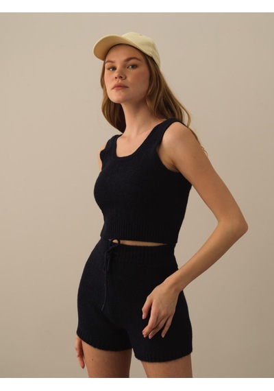 Xint Lacivert Lüks Pamuk Dokulu Regular Fit Atlet 850917