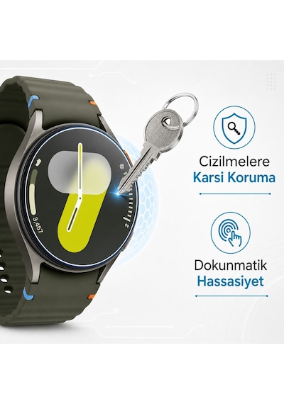 Samsung Galaxy Uyumlu Watch 7 44mm Ekran Koruyucu Nano 2 Adet