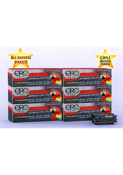 Canon İ-sensys Mf465dw Çipli Uyumlu Toner - 3000 Sayfalık - 6'lı Paket