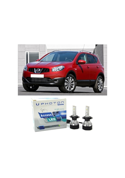 Nissan Qashqai J10 Led Xenon Sis Far Ampulü H8 Access Yeni Seri Beyaz 2007-2013