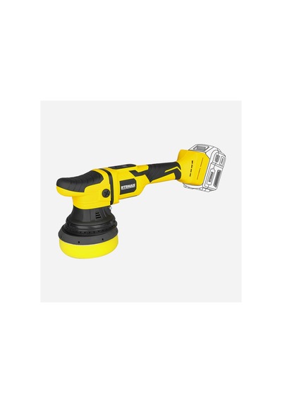 Kömürsüz Akülü Orbital Polisaj 125mm 18v Aküsüz Rtrmax X-lıon - Rtx2059b