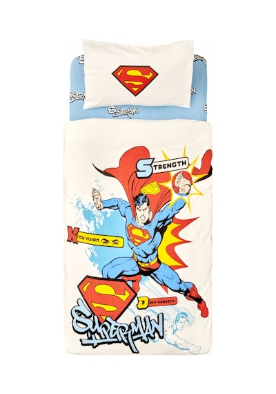 Superman By Karaca Home Blue Power Tek Kişilik Pike Takımı