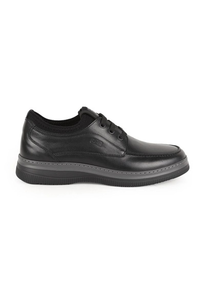 Lbr H1068 Siyah Gri Hakiki Deri Slip-on Bağcıklı Erkek Günlük Casual Ayakkabı Siyah - Gri Lbr H1068 Siyah Gri Hakiki Deri Slip-on Bağcıklı Erkek Günlük Casual Ayakkabı Siyah - Gri