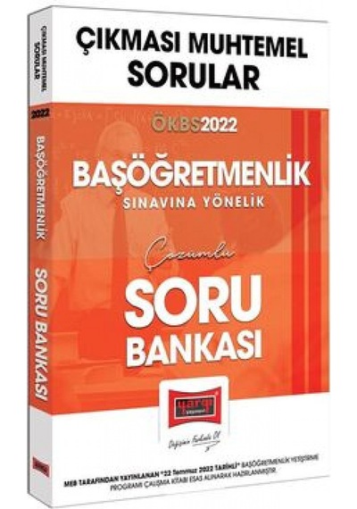 2022 ÖKBS Çıkması Muhtemel Baş Öğretmenlik Soru Bankası- Yargı Yayınları