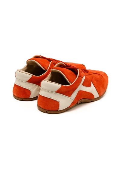 Sneaker Günlük Kadın Rc-25y-187-mıu1005 John May Oranj Süet-bej Cilt Oranj Süet-bej Cilt Turuncu - Bej