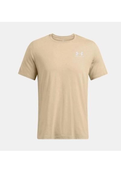 Under Armour Sportstyle Left Chest Ss Erkek Tişört C-und326799e50300 Bej