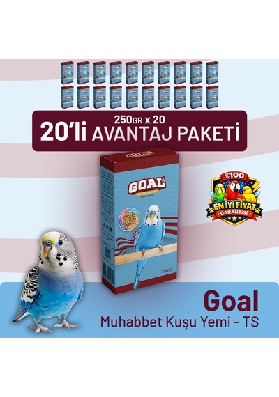 Goal Muhabbet Kuşu Yemi/ts 250 G - 20 Adet 250 G