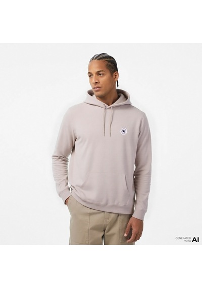 Converse Go-to Unisex Bej Hoodie