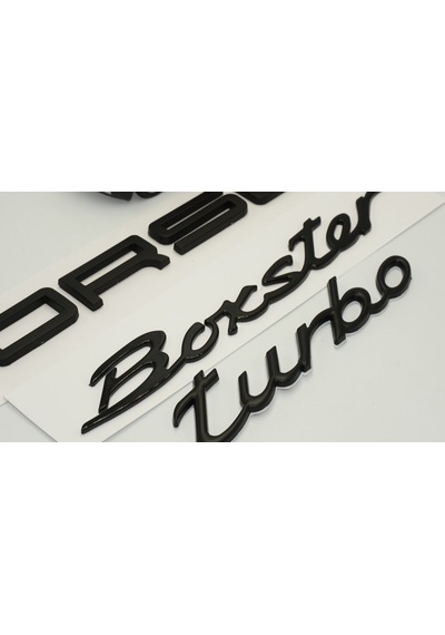 Porsche Boxster Turbo Bagaj 3m 3d Abs Yazı Logo Amblem Seti