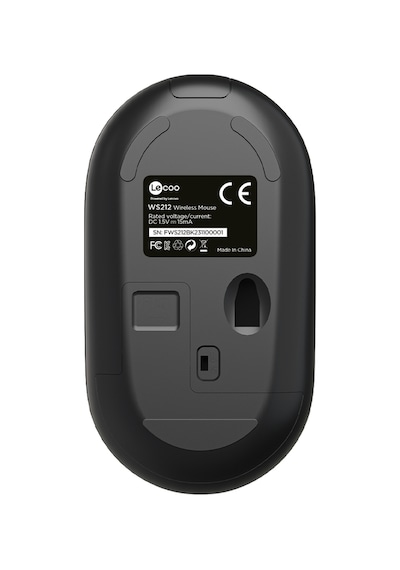 Lecoo WS212 Kablosuz 1600DPI 4 Tuşlu Optik Mouse Siyah