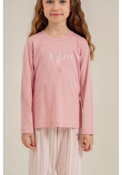 U.S. Polo Assn. Kız Çocuk Pijama Takımı Baskılı Pembe Uzun Kol Pijama Takımı Us2727-c-v1 Us2727-c-v1 U.S. Polo Assn. Kız Çocuk Pijama Takımı Baskılı Pembe Uzun Kol Pijama Takımı Us2727-c-v1 Us2727-c-v1