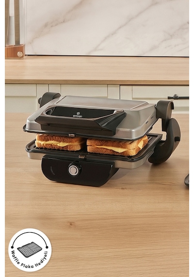 Emsan Future Combo Tost Makinesi +  Waffle Plaka