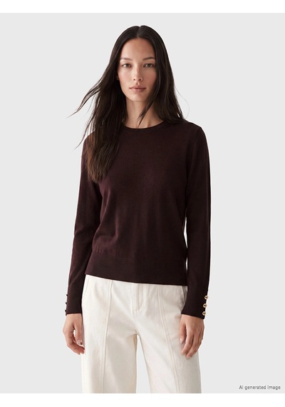 Lc Waikiki Lcw Everyday Bordo Bisiklet Yaka Kadın Triko Kazak Bordeaux