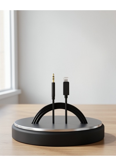 Apple Uyumlu iPhone Lightning 3.5mm Aux Adaptör Kablo Stereo Ses Aktarım Standart
