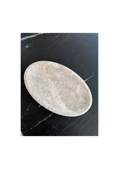 Silver Traverten Mermer Tabak-250