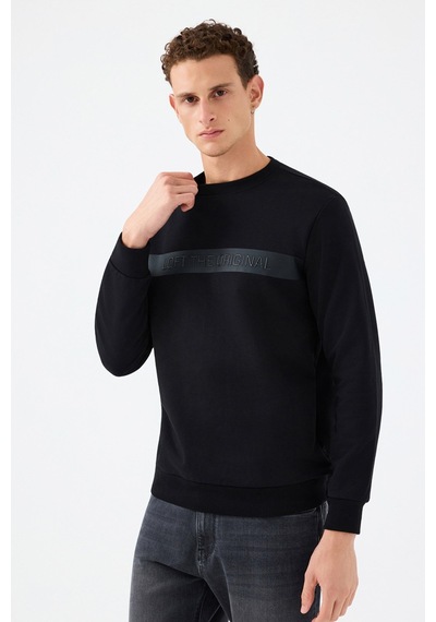 Loft Erkek Sweatshirt Siyah