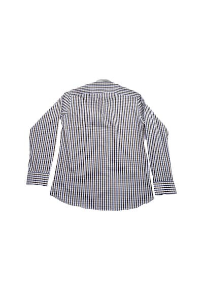 Giant Erkek Uzun Kol Kareli Gömlek - Minimalist Stil Haki