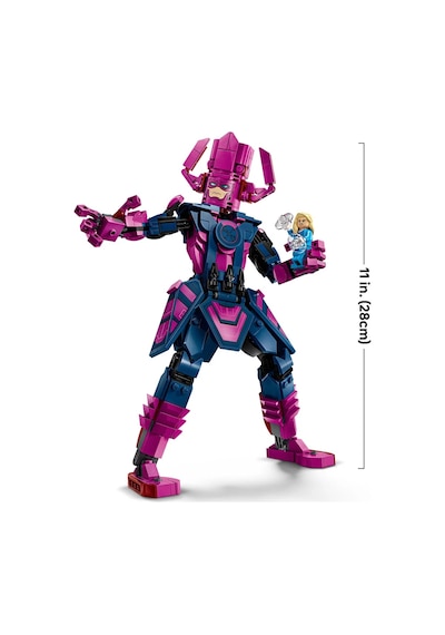 LEGO® ǀ Marvel Fantastik Dörtlü, Galactus Yapım Figürüne Karşı 76316 - 9 Yaş ve Üzeri Çocuklar için Yaratıcı Oyuncak Yapım Seti (427 Parça)