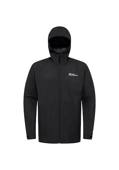Jack Wolfskin A63775-6000 Prelight Stride Jkt M Erkek Spor Ceket Siyah