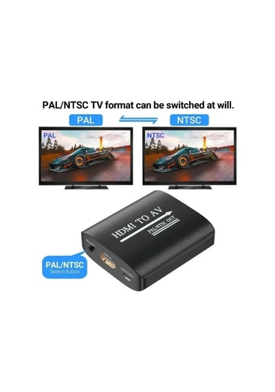 Lunatic 3443 Hdmı To Av Rca Tos Çevirici Dönüştürücü Adaptör