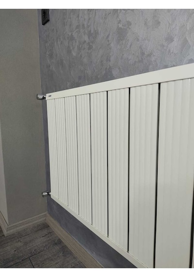 Alüminyum Panel Radyatör Ekol Model 600 Mm X 1000 Mm Ral 9010 Kırık Beyaz