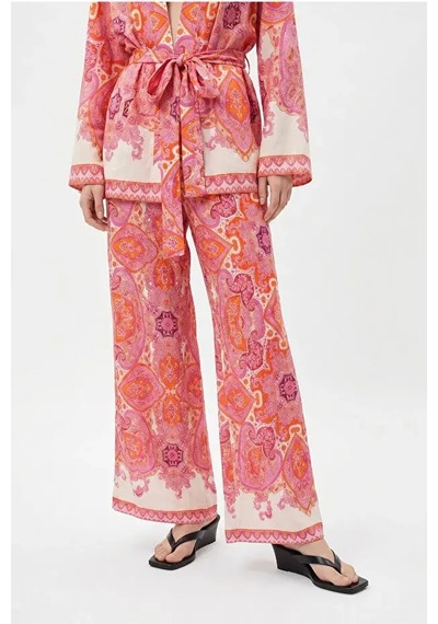 Quzu 26ypnt02252 Pembe Kadın Pantolon
