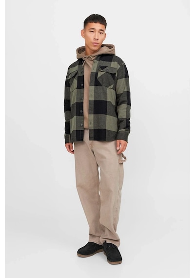 Erkek Jack & Jones Rahat Kalıplı Ceket - Yeşil Yeşil Erkek Jack & Jones Rahat Kalıplı Ceket - Yeşil Yeşil