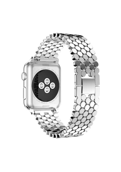 Watch Ultra 49mm Kordon Uyumlu Krd-30 Metal Strap Kayış Clo- Siyah