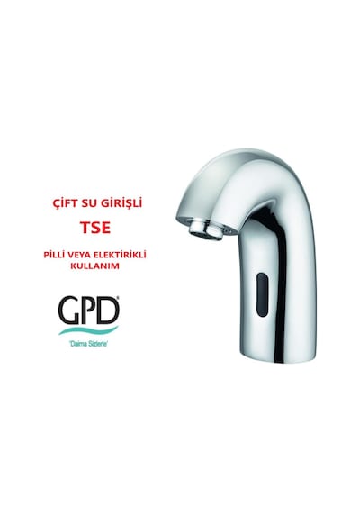 Gpd Flb10 Çift Su Girişli Fotoselli Lavabo Bataryası
