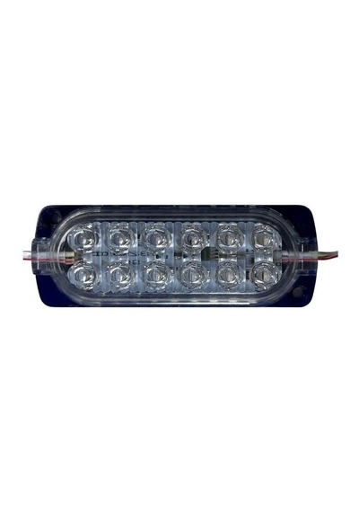 12 Volt Mavi 2.4 Watt Animasyonlu Çakar Modül 12 Ledli