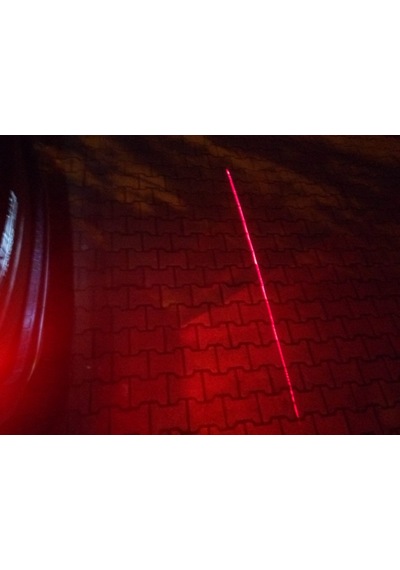 12v Lazer Laser Sis Led Standart Tek Çizgili  Kırmızı