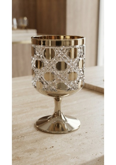 Eclat Halo Gold Kristal Kadeh 270 Cc Çok Renkli