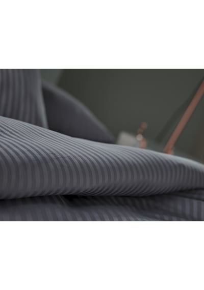 Saten Artline Nevresim Takımı Çift King Size - Gri