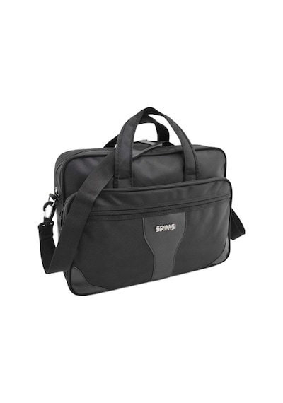 Sırımsı Siyah 1900 Denye Kumaş Laptop & Evrak Çantası 163 N11.147