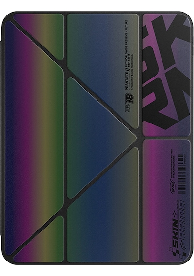 Apple Uyumlu iPad Air 11 2024 M2 Kılıf Skinarma Magnetik Yeni Nesil Kira Kobai Kılıf Colorful Kapaklı Kılıf