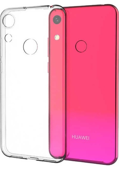Huawei Y6s 2019 Kılıf Zore Süper Silikon Kapak Renksiz