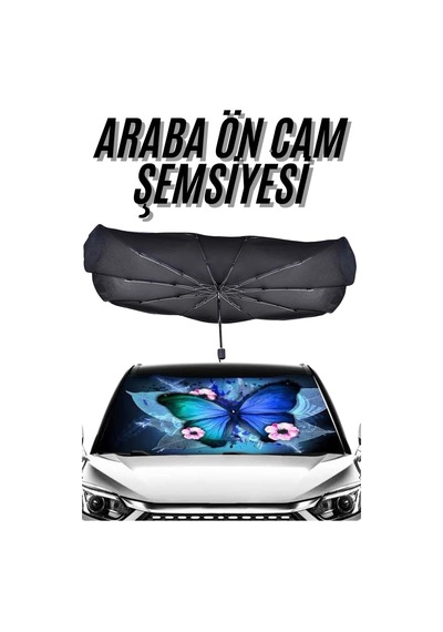 Mey İthalat Güneş Önleyici Katlanabilir Oto Araba Güneşlik Şemsiye Tip Ön Cam Diğer 25123230