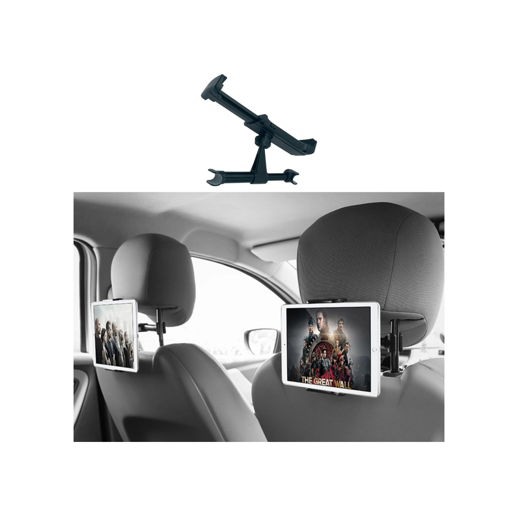 Oto Koltuk Arkası Telefon Tablet Tutucu Ayarlanabilir 360 Derece Dönebilen Pratik Stand 5332