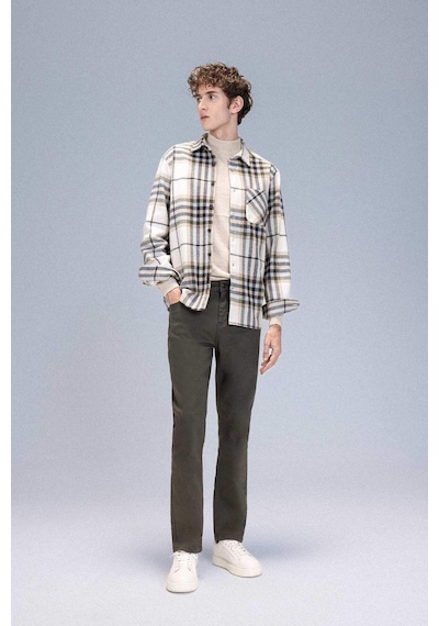 DeFacto Pantolon Slim Fit Dar Kesim Cepli Dar Paça C9436AX24AUKH444